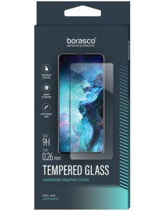Защитное стекло 3D для Samsung Galaxy A80 SM A805F black Черный Borasco