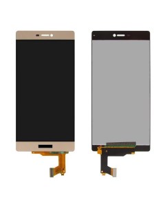 Дисплей с тачскрином для Huawei P8 золотистый Оем
