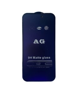 Защитное стекло на iPhone 15 Plus Anti blue ray матовый черный X-case