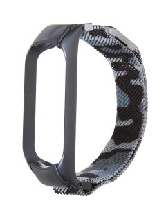 Ремешок для Xiaomi Mi Band 5 Milano Camouflage Grey 5019 Bruno