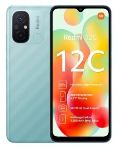 Смартфон Redmi 12C 4 64GB Mint Green 6941812716602 Xiaomi