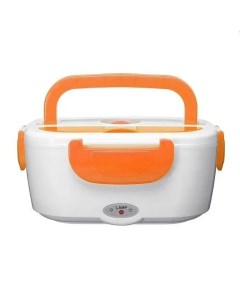 Ланч бокс с подогревом Electric Lunch Box оранжевый Nobrand