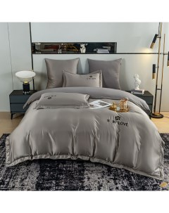 Комплект постельного белья Сатин Шелк Я IN LOVE Viva - home textile