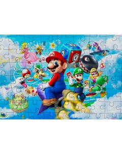 Пазл Картонный Mario 252 элементов Бруталити