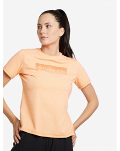 Футболка женская Sun Trek SS Graphic Tee Оранжевый Columbia