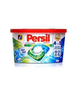 Капсулы для стирки Power Caps 4в1 Свежесть Вернель для белого белья 21 шт Persil