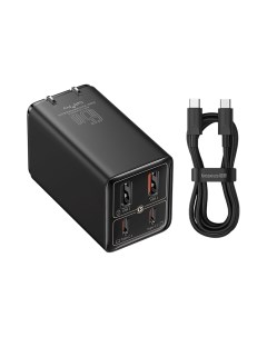 Сетевое зарядное устройство GaN6 Pro Fast Charger 65W Black Baseus