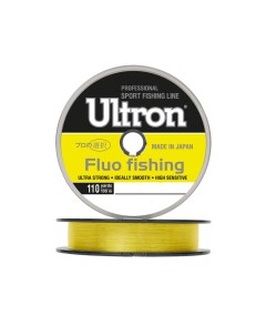 Монофильная леска для рыбалки Fluo Fishing 3 0 22 5 5 3 f yellow Ultron