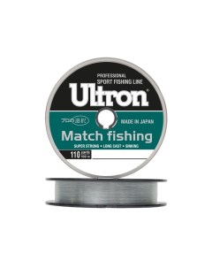 Монофильная леска для рыбалки Match Fishing 3 0 165 3 5 3 clear 3 штуки Ultron