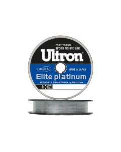 Монофильная леска для рыбалки Elite Platinum 1 0 5 24 1 silver 1 штука Ultron