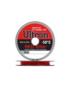 Монофильная леска для рыбалки Red Killer 1 0 16 3 3 1 red 1 штука 1 Ultron