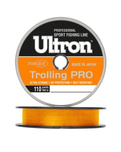 Монофильная леска для рыбалки Trolling PRO 25 0 3 10 25 f orange Ultron