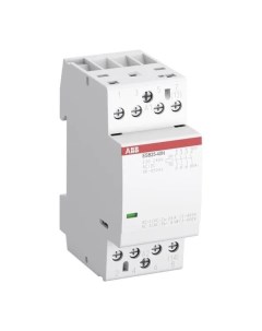 Контактор Модульный контактор ESB25 4НО 25А 230В AC DC ESB N 25А 230В Abb