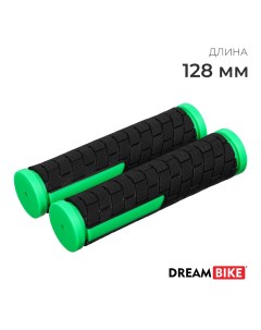 Грипсы 128 мм цвет черный зеленый Dream bike