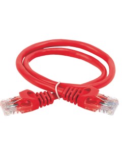 Патч корд UTP кат 5e 3м RJ45 RJ45 красный LSZH PC04 C5EUL 3M Itk