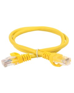 Патч корд UTP кат 5e 10м RJ45 RJ45 желтый LSZH PC05 C5EUL 10M Itk