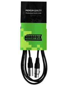 Кабель микрофонный XLR F XLR M 10m NMC9 10M Nordfolk