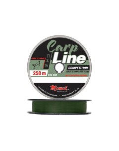 Монофильная леска для рыбалки Carp Line 3 0 31 9 5 250 3 оливковый dark Momoi