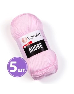 Пряжа Adore 361 светлая астра 5 шт по 100 г Yarnart