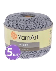 Пряжа Violet 5326 ангора 5 шт по 50 г Yarnart