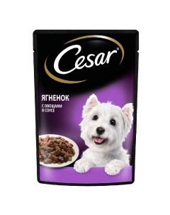 Корм влажный для собак Ягненок с овощами 85 г Cesar