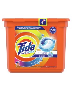 Капсулы для стирки touch of lenor fresh 23 штуки Tide