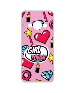 Чехол накладка Clear Case Girl Power для Xiaomi Poco C61 Krutoff