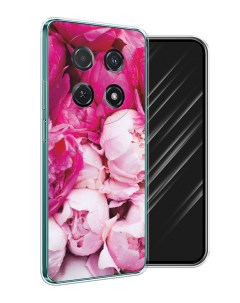 Чехол на Huawei Nova 12i Пионы розово белые Awog