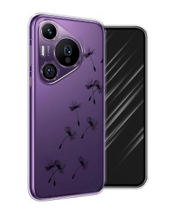 Чехол на Huawei Pura 70 Pro 70 Pro Plus Летящие одуванчики Awog