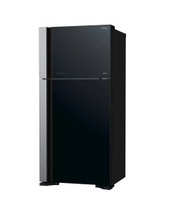 Холодильник R VG660PUC7 1 GGR черный серебристый Hitachi
