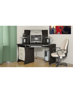 Компьютерный стол Лидер стиль ШxГxВ 1100 1100 1260 Мегамебель