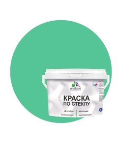 Краска по стеклу и керамике без запаха полуглянцевая снежная мята 10 кг Malare