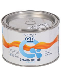 Эмаль ПФ 115 желто коричневая 0 4 кг Formula q8