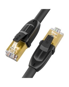 Патч-корд F/FTP кат.7, 1м, RJ45-RJ45, черный, LSZH, экранированный, Greenconnect (GCR-52559) Greenconnect (gcr)