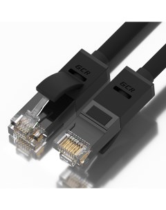 Патч-корд UTP кат.5e, 30м, RJ45-RJ45, черный, CU, GCR GCR-LNC500 (GCR-LNC06-30.0m) Greenconnect (gcr)