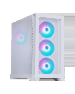 Корпус Glory Mini Air, mATX, Mini-Tower, USB 3.0, USB Type-C, RGB подсветка, белый, без БП (00122110 Haff