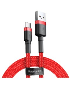 Кабель USB USB Type C 3А 1 м красный Cafule CATKLF B09 Baseus