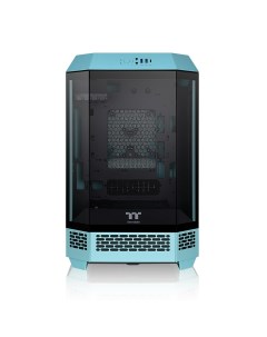 Корпус The Tower 300 Turquoise mATX Micro Tower 2xUSB 3 0 USB Type C бирюзовый без БП CA 1Y4 00SBWN  Thermaltake