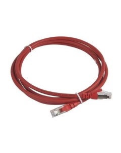 Патч корд SSTP кат 6a 2 м RJ45 RJ45 красный экранированный LSZH 051871 Legrand