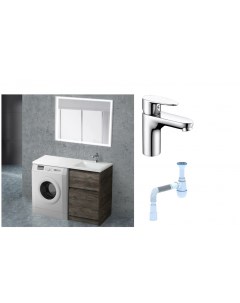 Комплект Мебель для ванной Kraft LVD 60 pino pasadena R Смеситель Wasserkraft Leine 3503 для раковин Belbagno