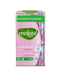 Прокладки женские Ultra Normal 18 шт Molped