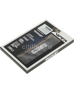 Оперативная память Viper 4 Blackout PVB416G440C8K DDR4 2x 8ГБ 4400МГц DIMM Ret Patriòt