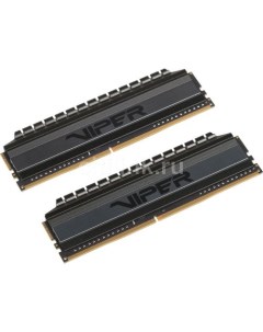 Оперативная память Viper 4 Blackout PVB48G320C6K DDR4 2x 4ГБ 3200МГц DIMM Ret Patriòt