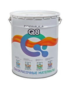 Грунт эмаль по ржавчине быстросохнущая алкидная желтая 20 кг Formula q8