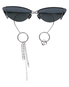 Justine clenquet декорированные солнцезащитные очки michael один размер черный Justine clenquet