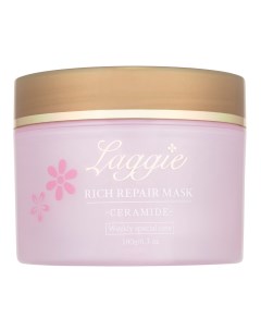 Интенсивная маска для сильно поврежденых волос Rich Ceramide Repair Mask 180 г Laggie