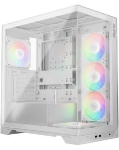 Корпус XPG INVADER X WHITE INVADERXMT WHCWW Mid Tower Gaming ATX PC Case with Panoramic View Tempere Adata