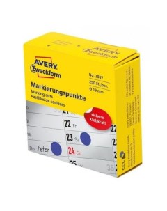 Этикетки 3857 универсальная 70г м2 синий 250шт Avery zweckform