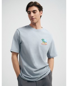 Летняя футболка из хлопка с принтом пальм Твое