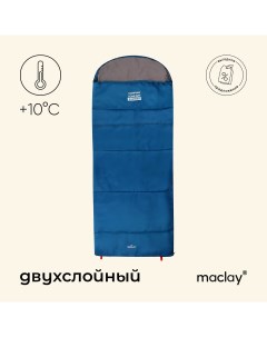 Спальный мешок camping comfort summer одеяло 2 слоя левый 220х90 см 10 25 с Maclay